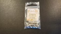 Tungsten Coneheads 6x5mm 10stk – Silver
