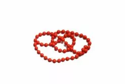 Beadchain Eyes Fl. Orange